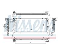 NISSENS Kühler, Motorkühlung 69711