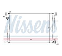 NISSENS 69706 Radiador, refrigeración del motor