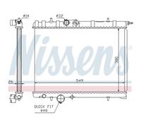 Radiador Motor Radiador Auto NISSENS Para Peugeot 206 CC 2D 2A/C 2E/K T3E