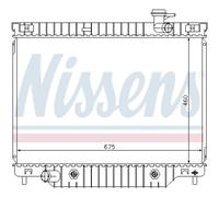 Radiador Motor Radiador De Auto NISSENS Para Chevrolet Trailblazer KC Saab 9-7X