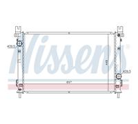 Radiador NISSENS 61028