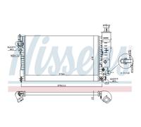 Enfriador De Agua Radiador Para Peugeot 405 II 4B 1.6 2.0 1.8 1.4 1.9 D 4E