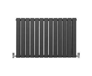 Radiador Panel Plano Lujoso 600x910mm 60x91cm Gris Antracita Calefacción Calefactor Vertical Horizontal Montaje Pared Cocina Salón Baño Cepillo Limpieza Kit Reparación GRATIS Garantía 15 Años