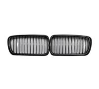 Radiador Parrilla Parrilla Delantera De Riñón De Una Sola Lama para E38 Serie 7 De 4 Puertas 740i, 740iL, 750iL (1998-2001) Rejilla Parachoques Delantero(Glossy Black)