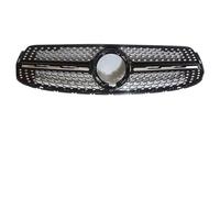 Radiador Parrilla Rejilla Parachoques Delantero para Benz para GLC X253 200 220 300 Facelift GT Estilo Diamante Malla Ajuste 2019-2021 Rejilla Parachoques Delantero(Sport Diamond Black)