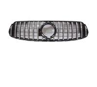 Radiador Parrilla Rejilla Parachoques Delantero para Benz para GLC X253 200 220 300 Facelift GT Estilo Diamante Malla Ajuste 2019-2021 Rejilla Parachoques Delantero(Sport GT Silvery)