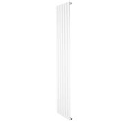 Radiador Plano Columna Única Blanco 1800x420 mm | Acero| 1059 W | Soportes y Cepillo Incluidos - Calefacción Eficiente y Diseño Elegante para Hogar