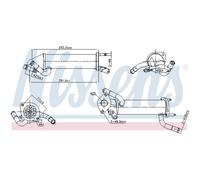 Radiador, recirculación de gases de escape NISSENS 989449