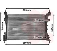 VAN WEZEL Radiador, refrigeración del motor para OPEL: Corsa (Ref: 37002408)