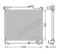 Radiador, refrigeración de motor DENSO DRM47037