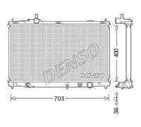 DENSO DRM50095 Radiador, refrigeración del motor