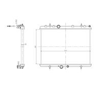 Radiador, refrigeración de motor Economy Class NRF 58312A