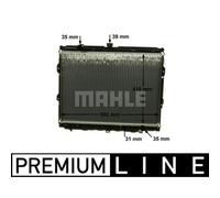 Radiador, refrigeración de motor MAHLE CR 1319 000P