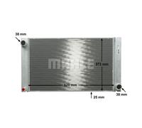 Radiador, refrigeración de motor MAHLE CR 578 000P