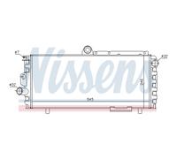 Radiador, refrigeración de motor NISSENS 60010