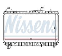 Radiador, refrigeración de motor NISSENS 61664