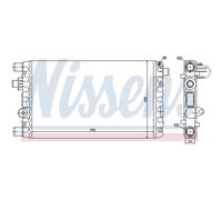 Radiador, refrigeración de motor NISSENS 61785