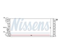 Radiador, refrigeración de motor NISSENS 62312