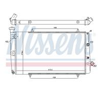 Radiador, refrigeración del motor NISSENS 634811 para 309 II (3C, 3A) 1.4 1990-