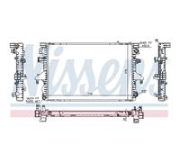 Radiador, refrigeración de motor NISSENS 65283A