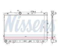 Radiador, refrigeración de motor NISSENS 66648