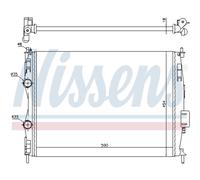 Radiador, refrigeración de motor NISSENS 67368