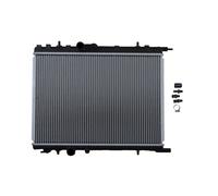 Radiador de agua Aletas refrigeración soldadas 50440 NRF para PEUGEOT 206 Van