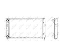 NRF 519501 Radiador, refrigeración del motor