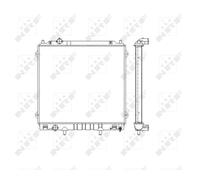 Radiador, refrigeración de motor NRF 53480