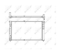 Radiador, refrigeración de motor NRF 53484