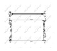 Radiador, refrigeración de motor NRF 54755