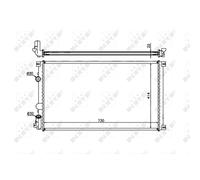 Radiador, refrigeración de motor NRF 58321