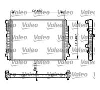 Radiador, refrigeración de motor VALEO 735549