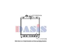 Radiador Refrigerador Para Honda Civic VI Hatchback CRX III Rover 400 45 EJ EK