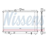 Radiador Refrigerante Compatible Para Toyota Starlet EP9 1.3 P8