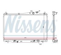 Radiador Refrigerante Radiador NISSENS Para Honda Stream RN