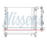 NISSENS 67285 Radiador, refrigeración del motor