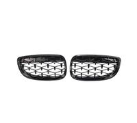 Radiador Rejilla Compatible Con Serie 3 E92 E93 2006 2007 2008 2009 2010 Rejilla Riñón Del Capó Delantero Del Coche, Cubierta La Rejilla Del Parachoques Delantero(Black)