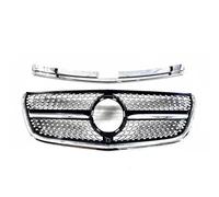 Radiador Rejilla Entrada Radiador Delantera Estilo Diamante Para GTR Estilo GT Para Benz Para Vito W447 2015-2023 Accesorios Tuning, Rejilla Malla Central Parrilla(15-19 D Black)
