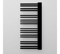 Radiador Secatoallas 120 cm x 50 cm Circuito calefacción Acabado Negro Mate Fabricado en Acero