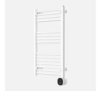 Radiador Secatoallas Eléctrico Scuti 500W Blanco - Gran Potencia con Display Táctil y Temporizador | 89x52x9 cm