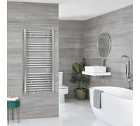 HudsonReed Radiador Toallero Eléctrico Cromado - 803mm x 500mm - Neva