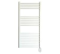 Rointe Radiador toallero eléctrico Elba Oval (An x Al: 50 x 121,5 cm, 500 W, Blanco) + Garantía BAUHAUS 5 años para equipos eléctricos y motorizados