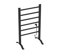Radiador toallero eléctrico savitaipale 100w 6 barras aluminio 85x55cm - negro [pro.tec] 3.4 cm