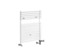 HudsonReed Radiador Toallero Mixto con Barras Blancas - Disponible en Distintas Medidas - Arno