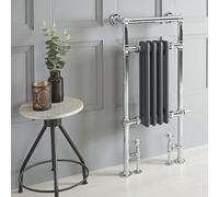 Radiador Toallero Mixto Tradicional Antracita - 930mm x 450mm- Sin Termostato - Elizabeth