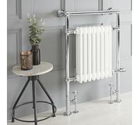 Radiador Toallero Mixto Tradicional Blanco - 930mm x 620mm - Elizabeth - Sin Termostato