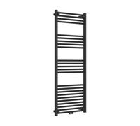 Radiador toallero mural voss 655 w 24 tubos acero 140x60cm - negro [neu.haus]