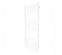 Radiador Toallero Panel plano | 1200 mm x 450m |Blanco | Acero Primera Calidad | Certificado CE: CE y UKCA | Kit de Fijación y Cepillo de Limpieza GRATIS | Calefactor