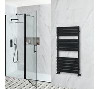 Radiador Toallero Plano - Negro - 1200mm x 600mm - Lustro